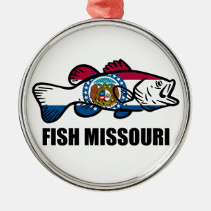 Ornement Métallique Poisson Missouri