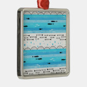 Ornement Métallique Poissons en mer (Droite)