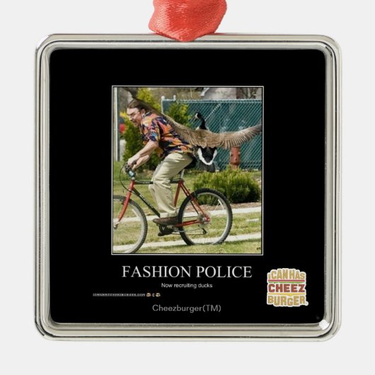 Ornement Métallique Police de la mode (Devant)