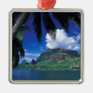 Ornement Métallique Polynésie française, Moorea. Baie de Cook. Vert
