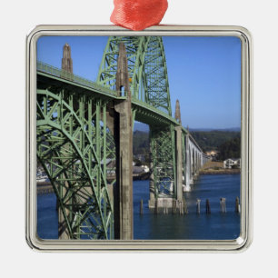 Ornement Métallique Pont de la baie de Yaquina enjambant la baie de Ya
