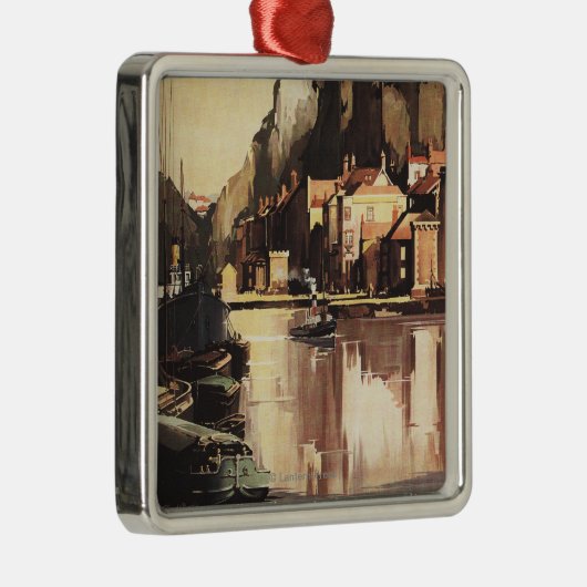 Ornement Métallique Pont suspendu et bateaux de Clifton (Droite)