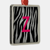 Ornement Métallique Pop Zebra (Droite)