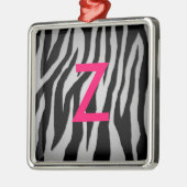 Ornement Métallique Pop Zebra (Gauche)