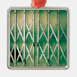 Ornement Métallique Porte vintage d'ascenseur