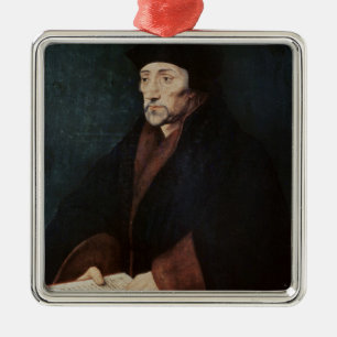 Ornement Métallique Portrait de Desiderius Erasmus de Rotterdam