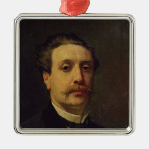 Ornement Métallique Portrait de Guy de Maupassant 1876