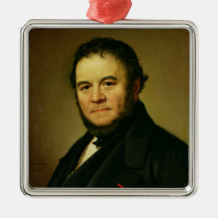 Ornement Métallique Portrait de Marie Henri Beyle, connu sous le nom