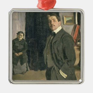 Ornement Métallique Portrait de Sergei Pavlovich Diaghilev