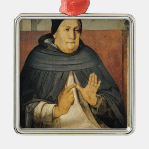 Ornement Métallique Portrait de St Thomas Aquinas c.1475