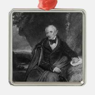 Ornement Métallique Portrait de William Wordsworth