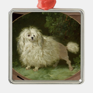 Ornement Métallique Portrait d'un caniche
