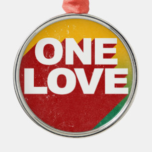 Ornement Métallique Poster One Love
