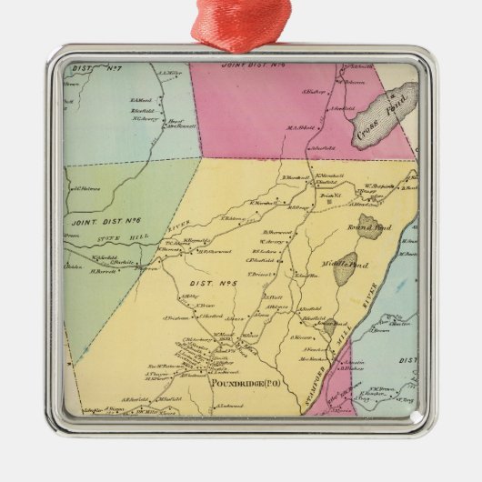 Ornement Métallique Poundridge, ville (Devant)