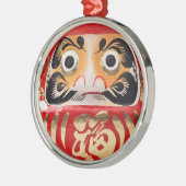 Ornement Métallique Poupée Daruma (Gauche)