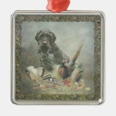 Ornement métallique pour Pointer à poil dur allema (Devant)