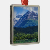 Ornement Métallique Premium Square Ornament (Droite)