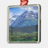 Ornement Métallique Premium Square Ornament (Gauche)