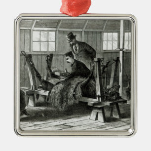 Ornement Métallique Prise du virus du veau