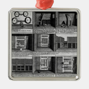 Ornement Métallique Prison de Newgate de forme de l'évasion du berger