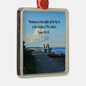 Ornement Métallique Psaume 116:15 (Droite)