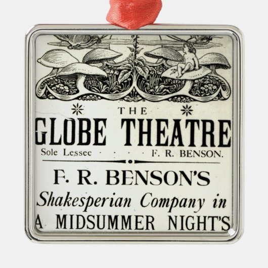 Ornement Métallique Publicité par affichage 'Dream d'une nuit d'été (Devant)