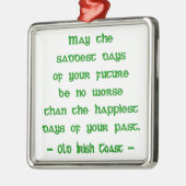 Ornement Métallique Puisse les jours les plus tristes (Gauche)