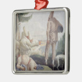 Ornement Métallique Pulcinella en vacances (Gauche)