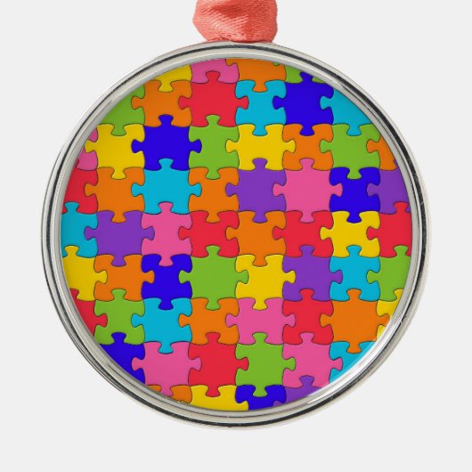 Ornement Métallique Puzzle Puzzle Puzzle Puzzle (Devant)