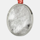 Ornement Métallique quartz cristal zen amour cicatrisation pierre scin (Gauche)