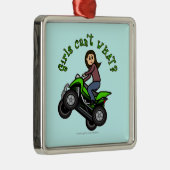 Ornement Métallique Quatre roues légères (Droite)