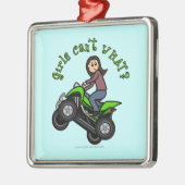 Ornement Métallique Quatre roues légères (Gauche)