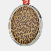 Ornement Métallique RAB Rockabilly Empreinte de léopard Brown Gold (Gauche)