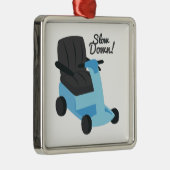 Ornement Métallique Ralentissement ! (Droite)