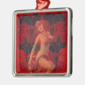 Ornement Métallique Red Veil (Gauche)