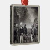 Ornement Métallique Reddition de seigneur Cornwallis chez Yorktown, (Droite)