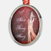 Ornement Métallique Reine d'entrave drôle faite sur commande (Gauche)