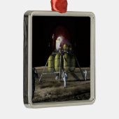 Ornement Métallique Rendu d'artiste d'un nouveau vaisseau spatial à la (Droite)