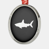 Ornement Métallique Requin nageant (Gauche)