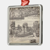 Ornement Métallique Résidences et fermes à Edgar, Hardin, Massac (Gauche)