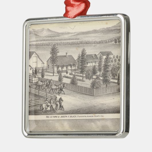 Ornement Métallique Résidences noires, néales, propriétés (Gauche)