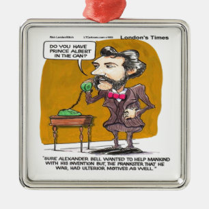 Ornement Métallique Rick London Drôle Alexander Bell Téléphone Blague