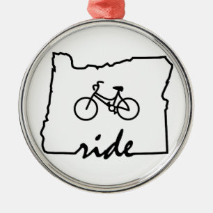 Ornement Métallique Ride Oregon (Cyclisme)