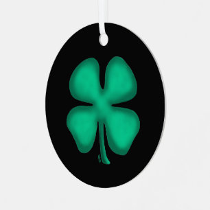 Ornement métallique rond Black Irish