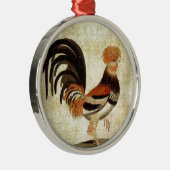 Ornement Métallique Rooster (Droite)