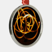 Ornement Métallique Rotation du feu - noeud celtique (Droite)