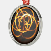 Ornement Métallique Rotation du feu - noeud celtique (Gauche)