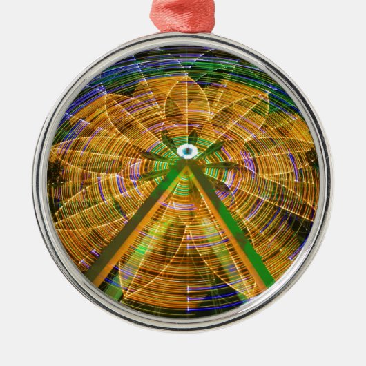 Ornement Métallique Roue de Ferris d'amusement (Devant)