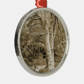 Ornement Métallique Roue vintage (Droite)