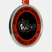 Ornement Métallique Rouge 1941 (Droite)